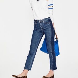 Boden Blue Two-Tone Women Jeans
